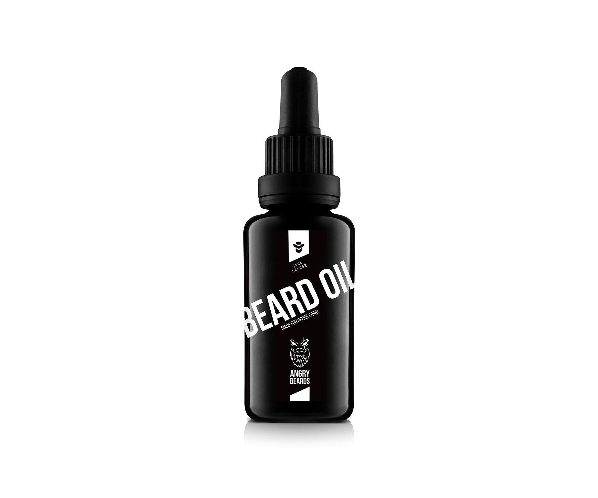 E-shop Vyživujúci olej na fúzy Angry Beards Jack Saloon - 30 ml (OLEJ-SALOON-30) + darček zadarmo