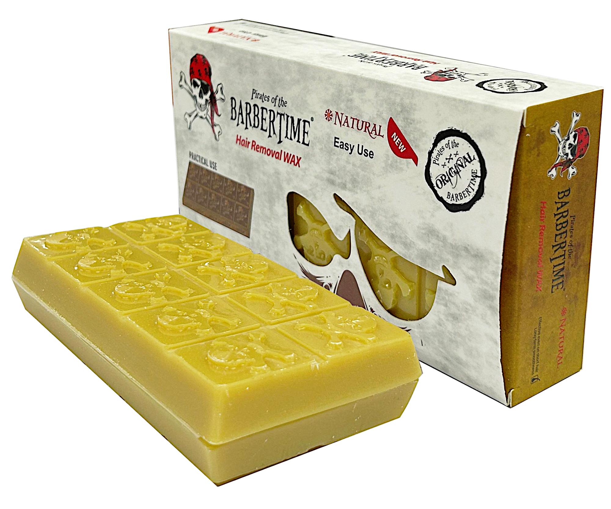 E-shop Depilačný vosk Pirates of the Barbertime Hair Removal Wax Natural - žltý, 2x250 g + darček zadarmo