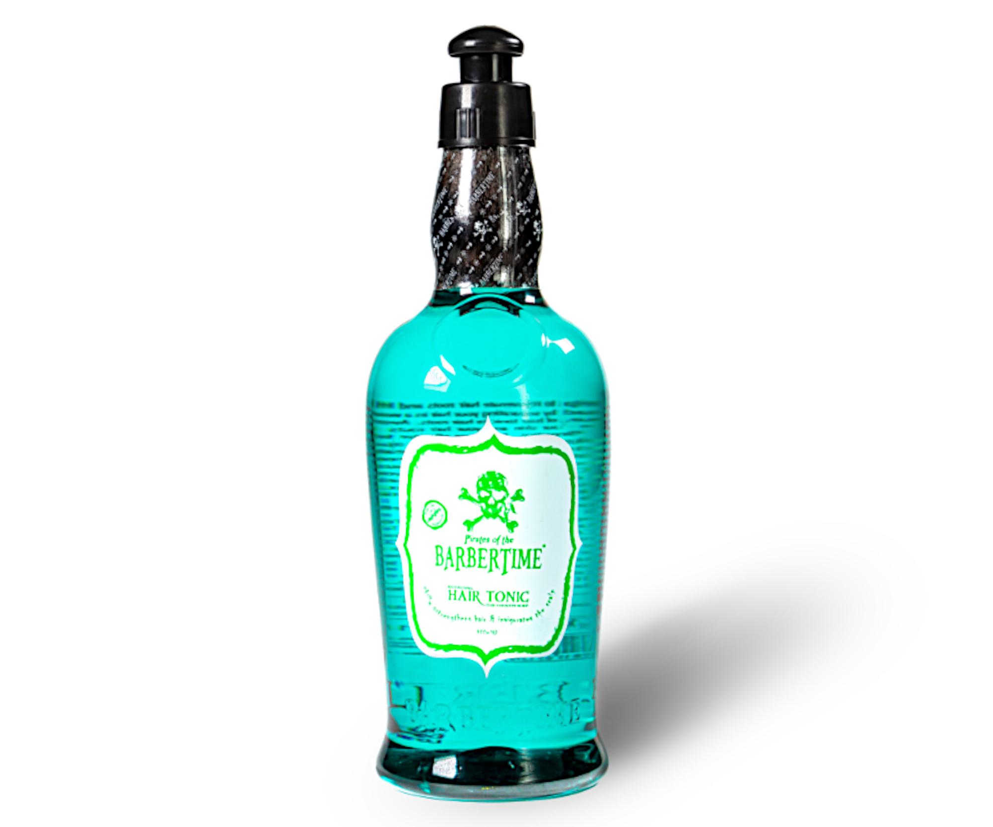 E-shop Pánske osviežujúce tonikum na vlasy a pokožku hlavy Barbertime Hair Tonic - 400 ml - Pirates of the Barbertime + darček zadarmo