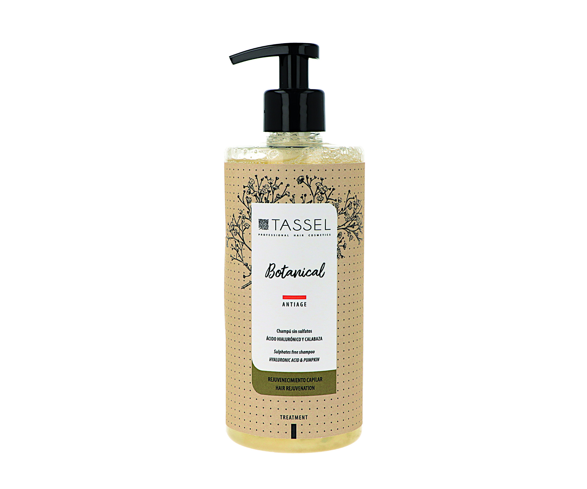 E-shop Revitalizujúci šampón Tassel Cosmetics Botanical Antiage - 500 ml (07603) + darček zadarmo