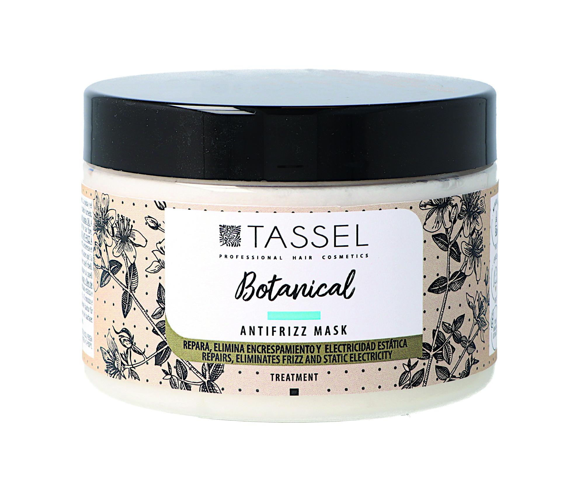 E-shop Maska pre nepoddajné a kučeravé vlasy Tassel Cosmetics Botanical Antifrizz - 300ml (07606) + darček zadarmo