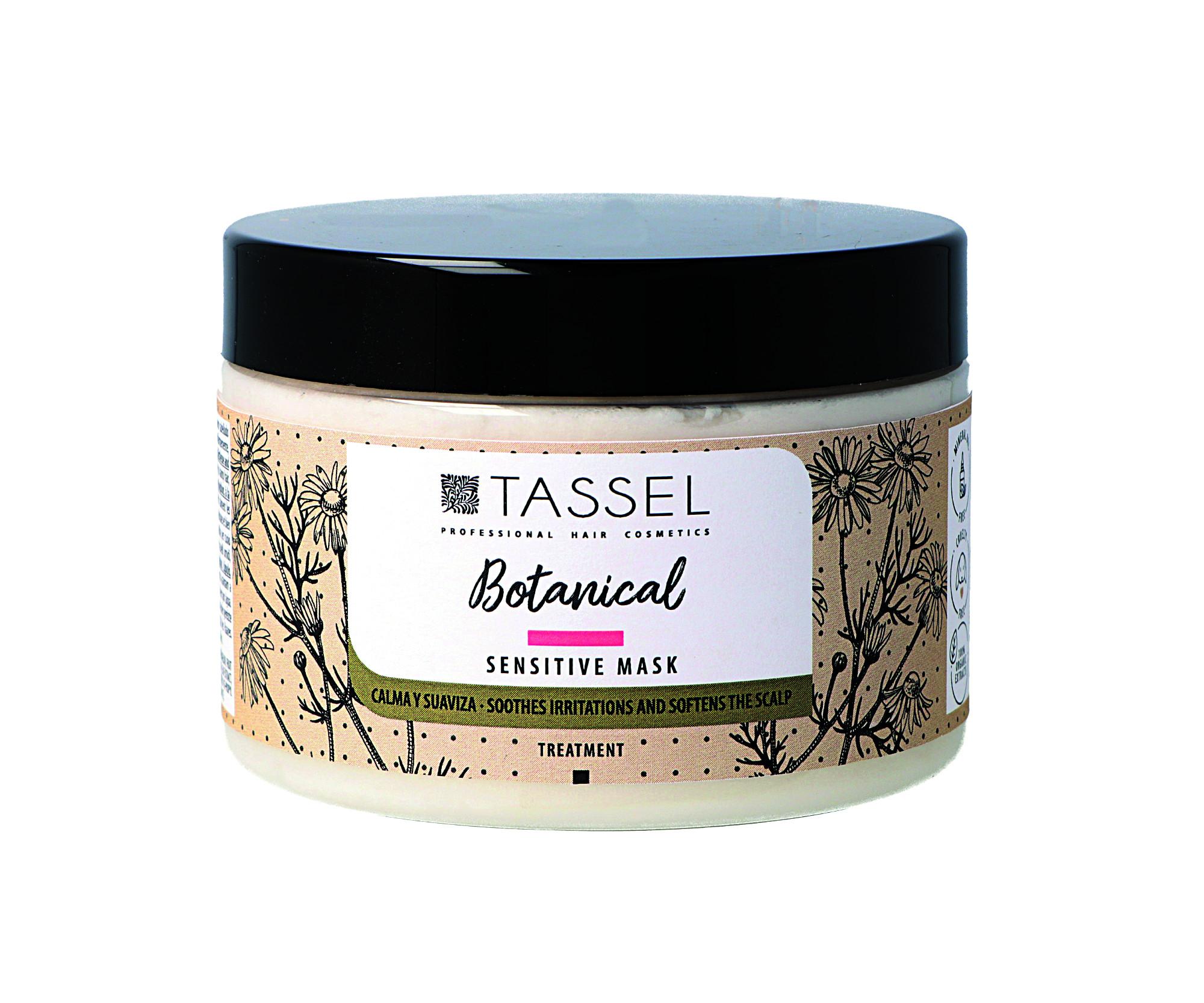 E-shop Upokojujúca maska na vlasy Tassel Cosmetics Botanical Senstitive Mask - 300 ml (07608) + darček zadarmo
