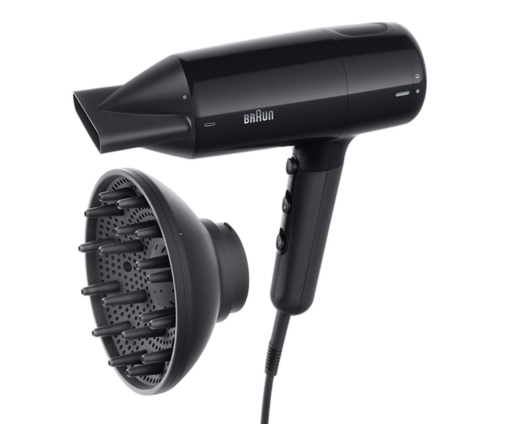 E-shop Fén na vlasy s ionizáciou Braun HD225 - 2200 W, čierny + darček zadarmo