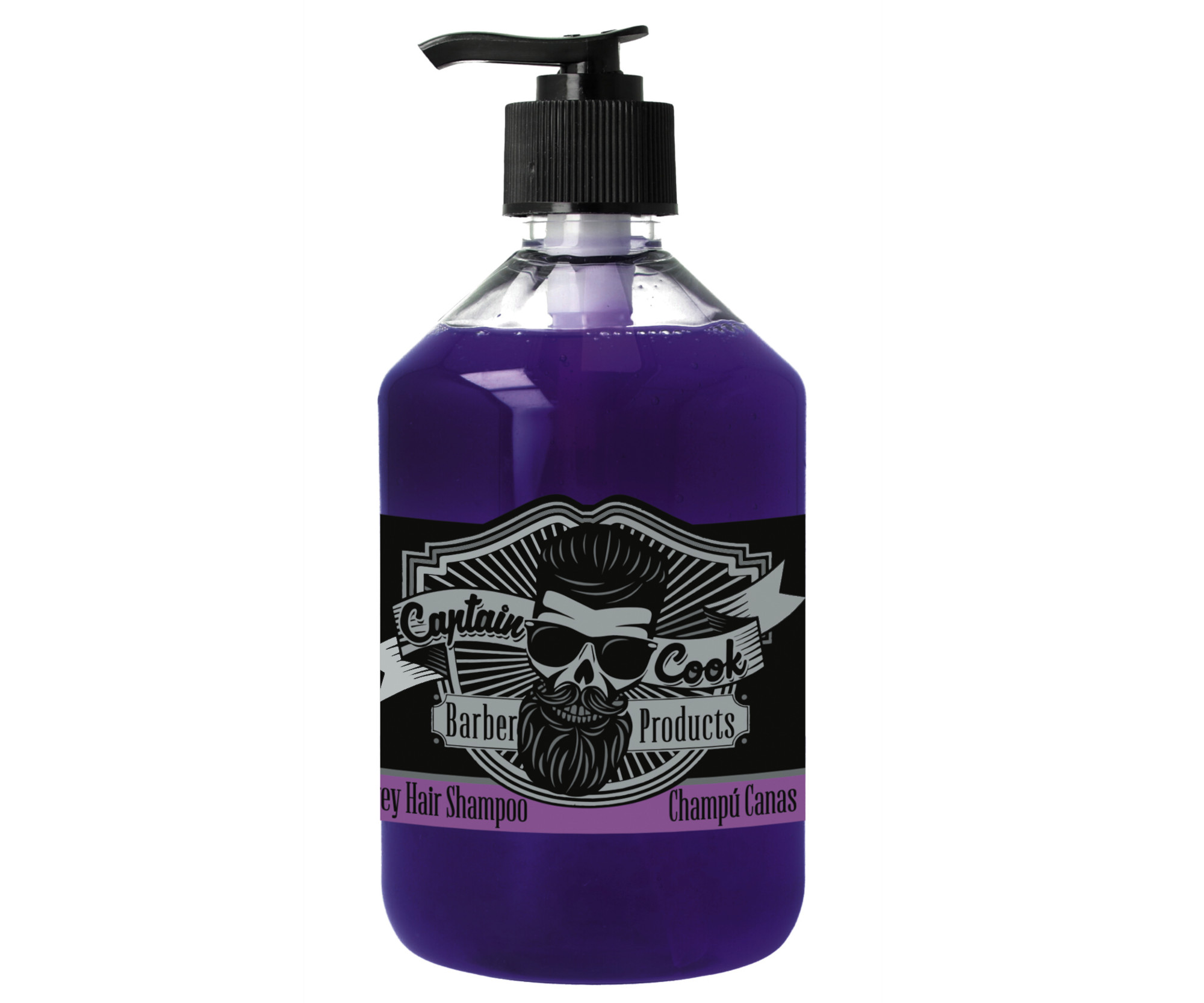 E-shop Pánsky neutralizačný šampón na šedivé vlasy Captain Cook Grey Hair Shampoo - 500 ml (07376) + darček zadarmo