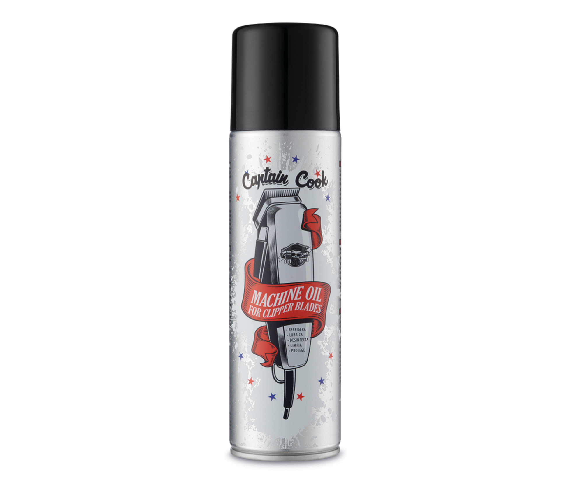 E-shop Mazací olej v spreji pre strojčeky a nožnice Captain Cook Machine Oil For Clipper Blades - 500 ml (06395) + darček zadarmo