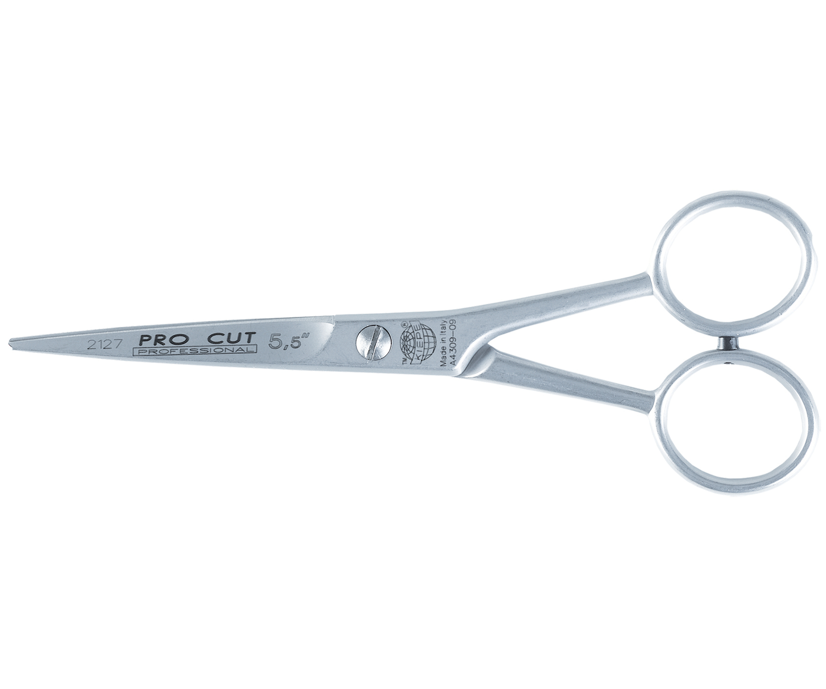 E-shop Kadernícke nožnice s mikroozubením Kiepe Standard Hair Scissors Pro Cut 2127 - 5,5" strieborné (2127/5.5) + darček zadarmo