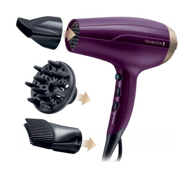 E-shop Fén na valsy Remington D5219 - 2300 W, fialový + darček zadarmo