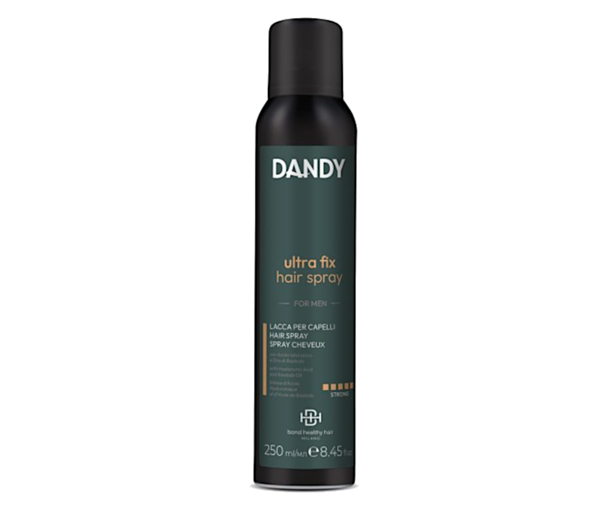 E-shop Pánsky lak na vlasy so silnou fixáciou Dandy Beard a Hair Ultra Fix Hair Spray For Men - 250 ml (101842) + darček zadarmo