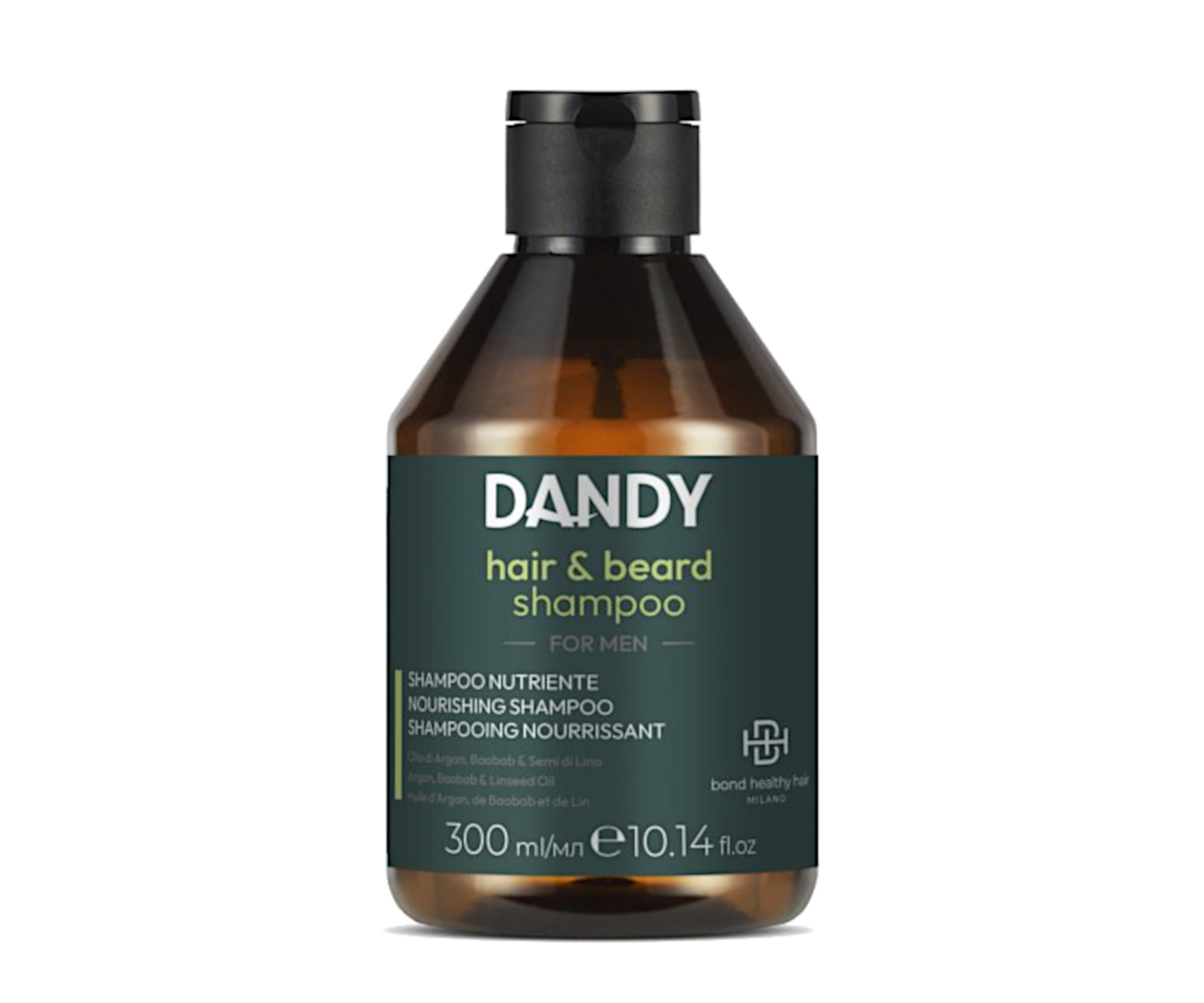 E-shop Pánsky šampón na šetrné umývanie vlasov a fúzov Dandy Beard a Hair Shampoo For Men - 300 ml (101840) + darček zadarmo
