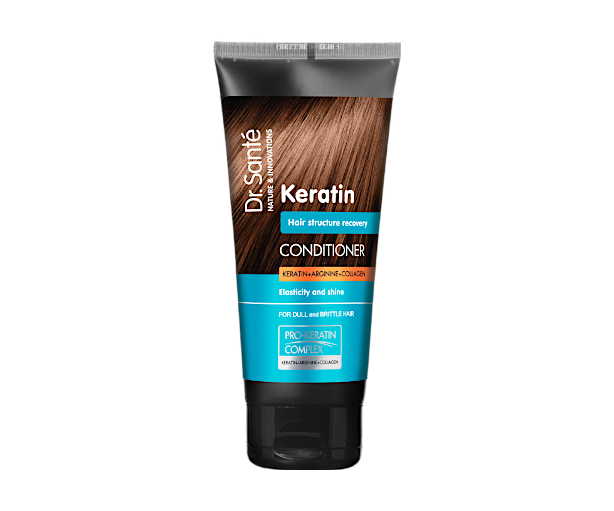 E-shop Starostlivosť pre obnovu matných a krehkých vlasov Dr. Santé Keratin - 200 ml (E5407)