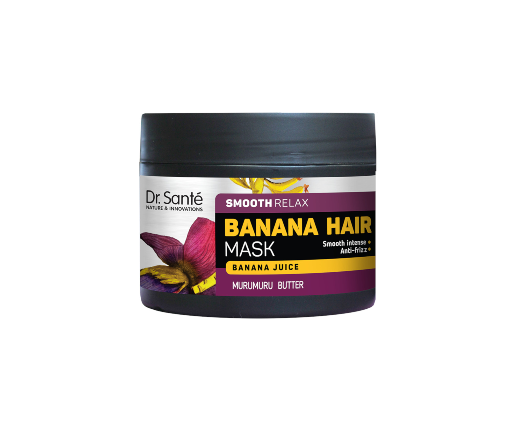 E-shop Maska na uhladenie vlasov Dr. Santé Smooth Relax Banana Hair Mask - 300 ml