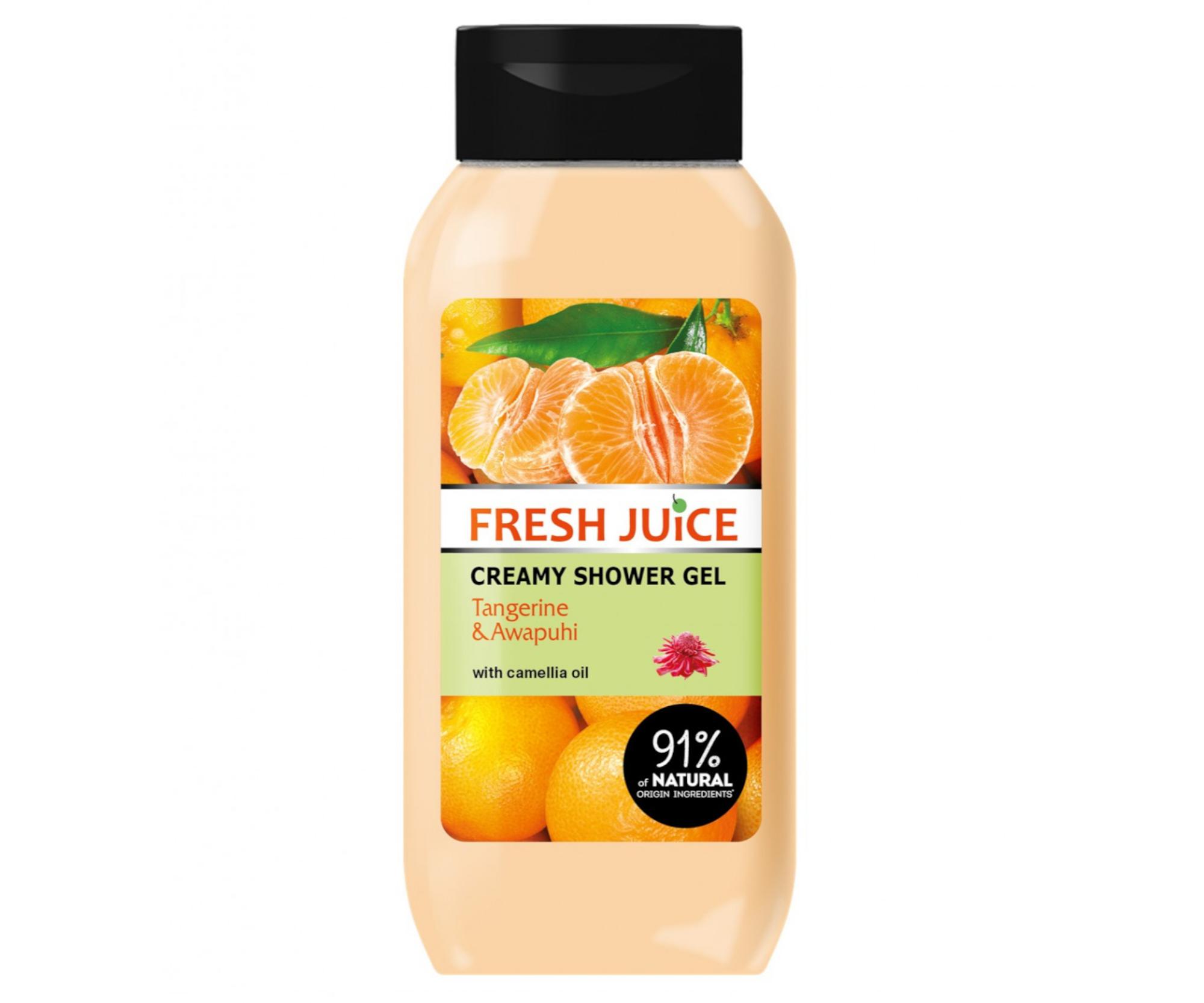 E-shop Krémový sprchový gél Fresh Juice Tangerine a Awapuhi Creamy Shower Gel - 400 ml