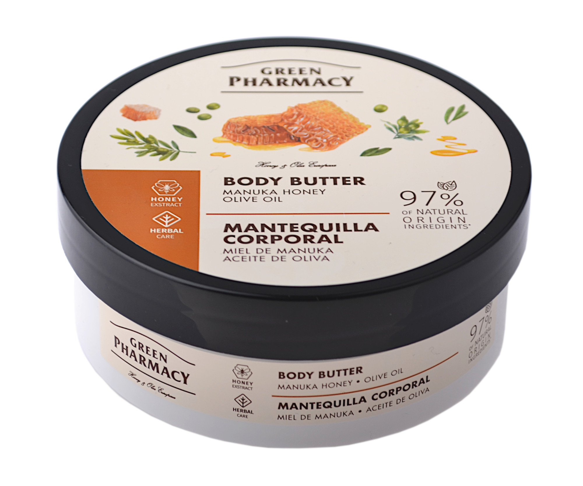 Telové maslo s manukovým medom a olivovým olejom Green Pharmacy Body Butter - 200 ml