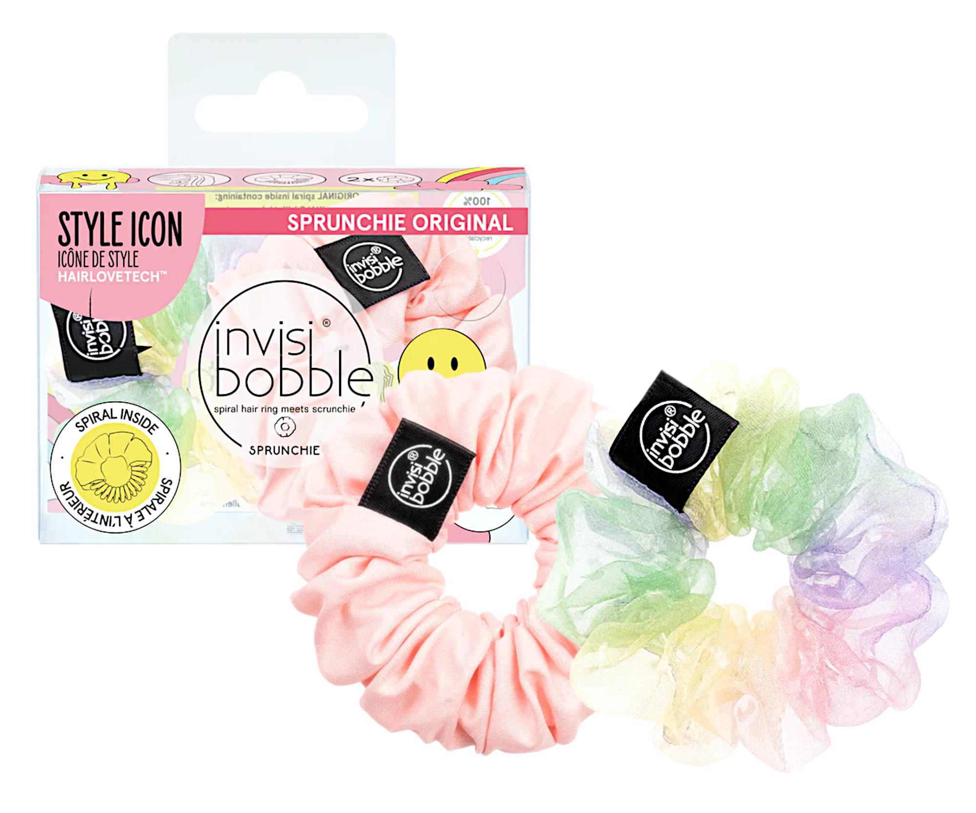 E-shop Ozdobné špirálové gumičky Invisibobble Sprunchie Original Hue-Man Love - 2 ks (IB-SP-RD-1-1001)