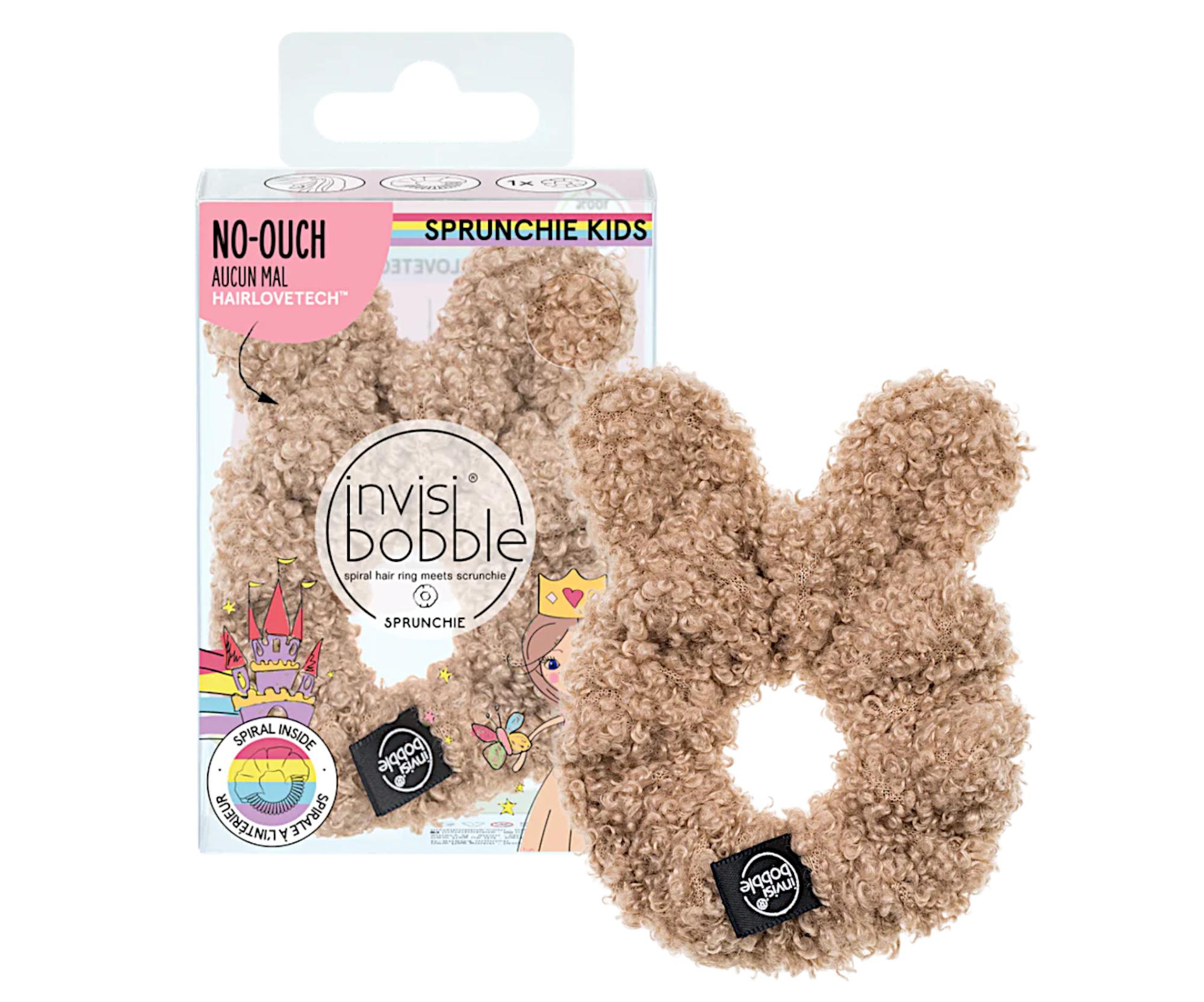 E-shop Detská ozdobná špirálová gumička Invisibobble Kids Sprunchia Teddy (IB-SPPLKIDS-PA-1-104)