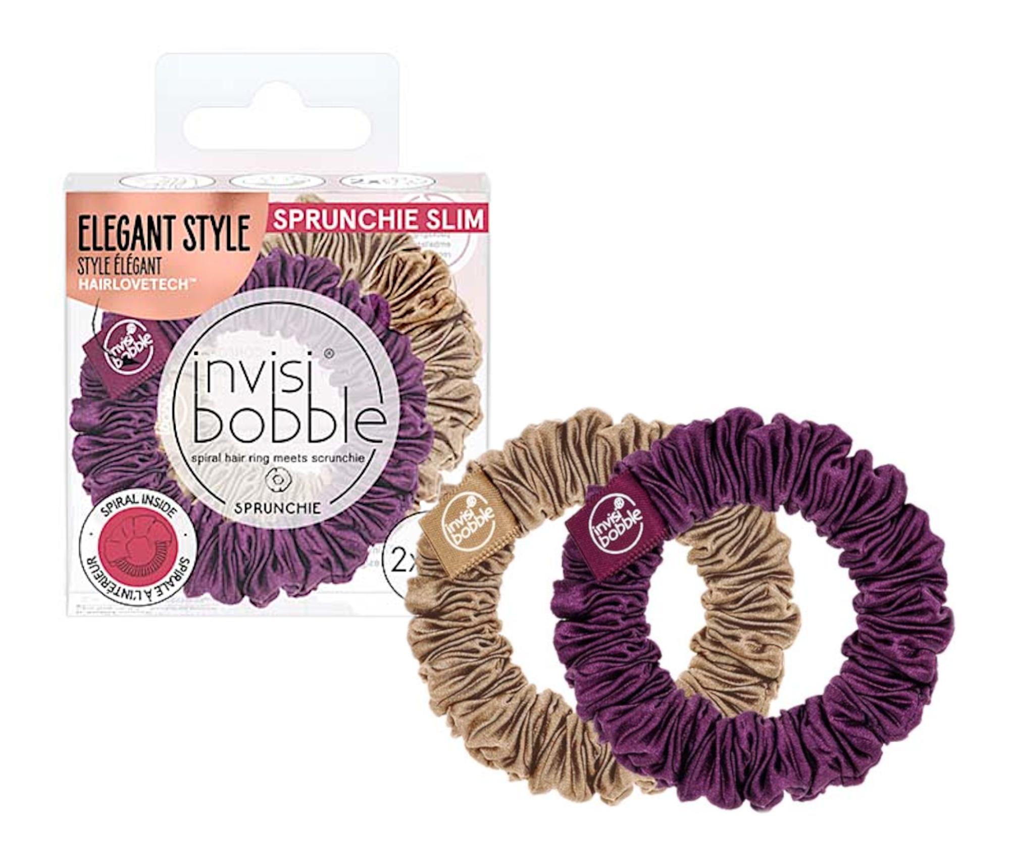 E-shop Ozdobné špirálové gumičky Invisibobble Sprunchie Slim The Snuggle is Real - 2 ks