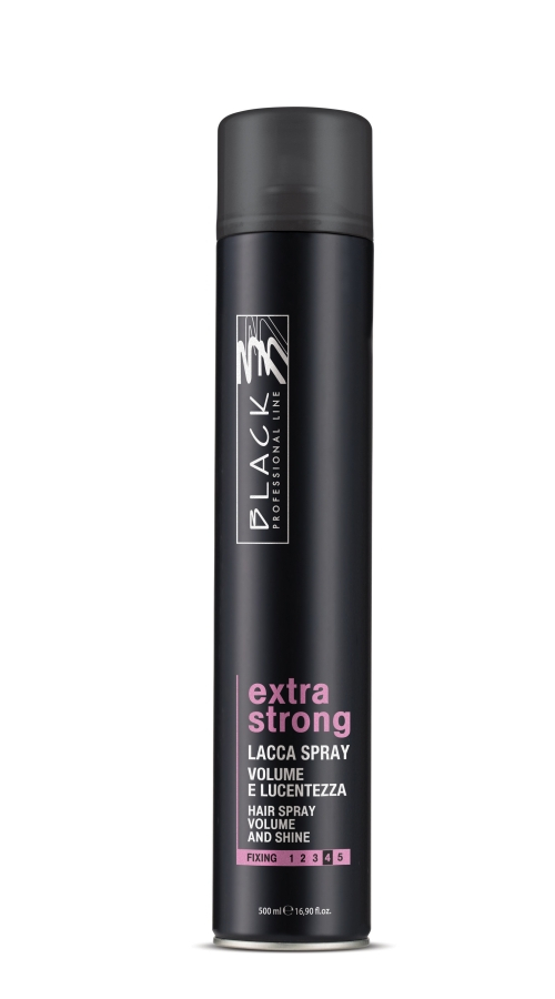 E-shop Lak na vlasy s veľmi silnou fixáciou Black Extra Strong - 500 ml (03031) + darček zadarmo