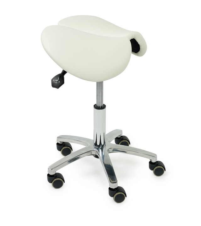 Taburet na kolieskach Sibel Multi Functional - biely (0172001) + darček zadarmo.