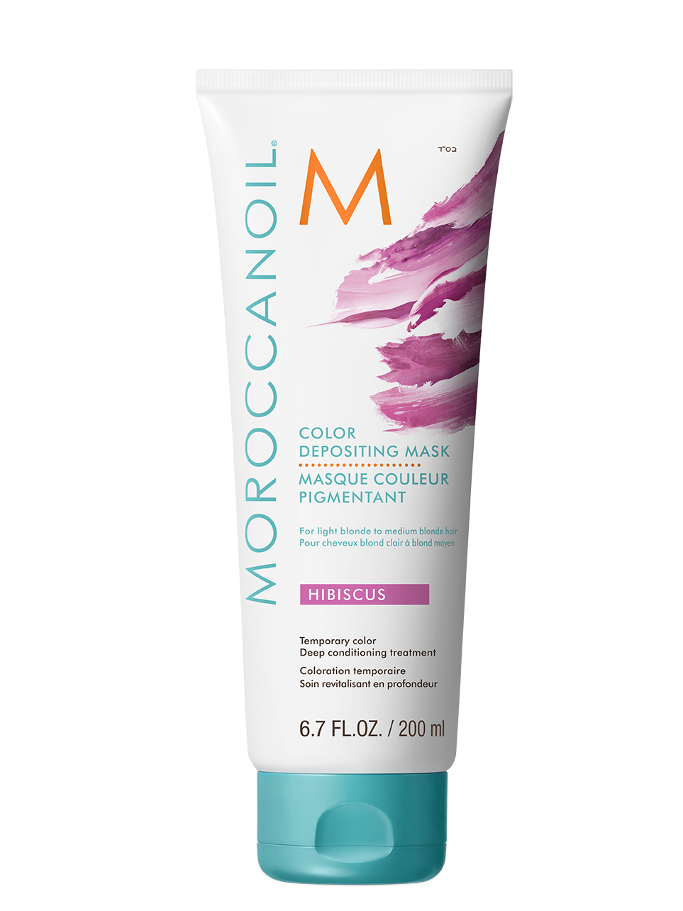 E-shop Tónujúca maska na vlasy Moroccanoil Color Depositing - Hibiscus, 200 ml + darček zadarmo