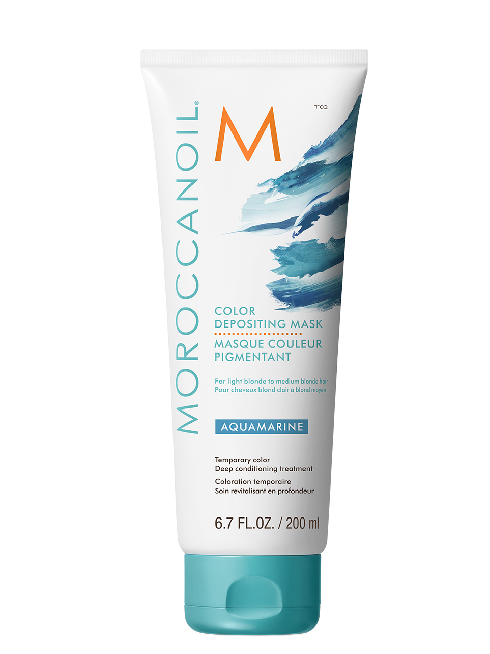 E-shop Tónujúca maska na vlasy Moroccanoil Color Depositing - Aquamarine, 200 ml (CDAQ200CZ) + darček zadarmo