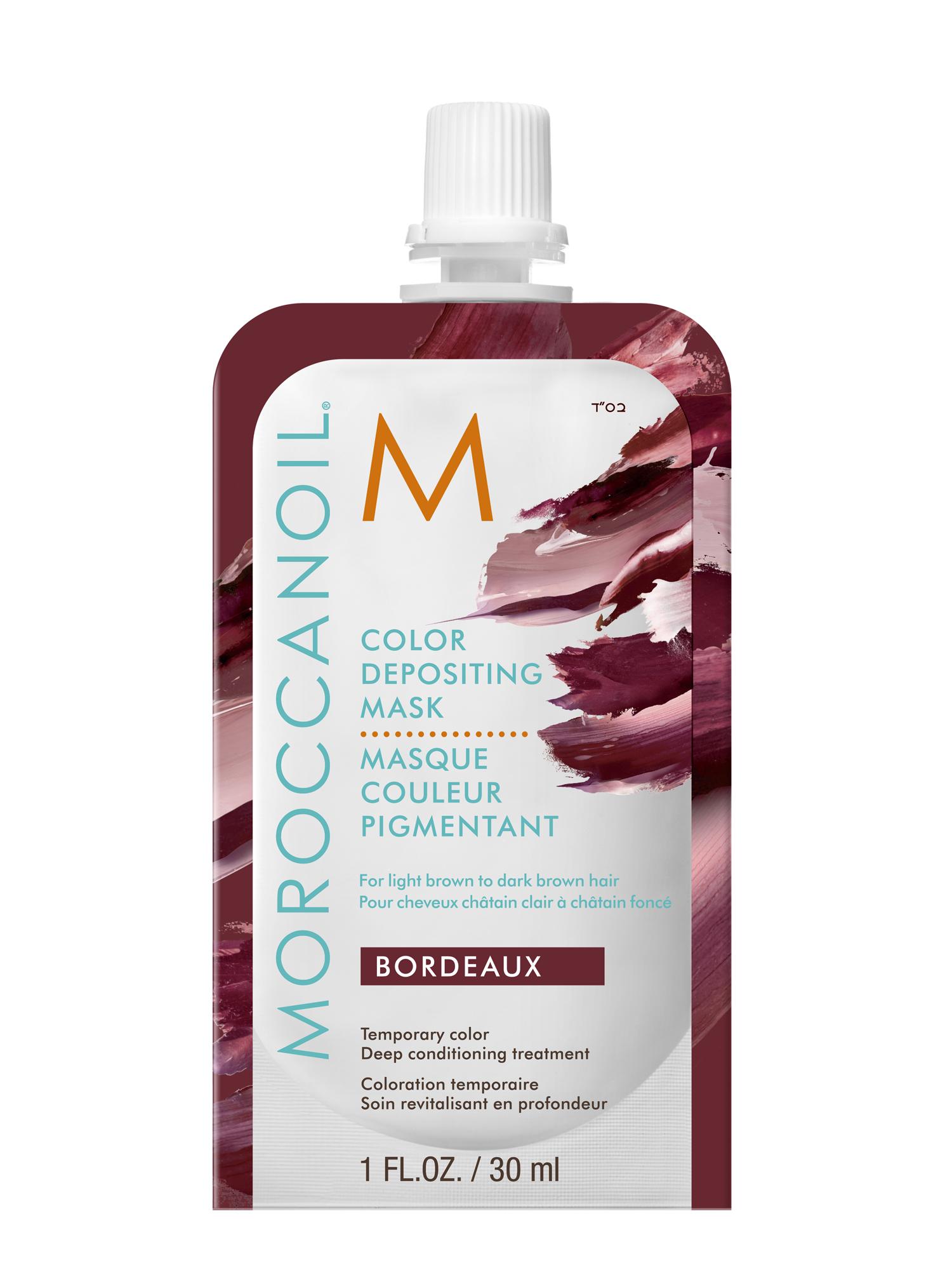 E-shop Tónujúca maska na vlasy Moroccanoil Color Depositing - Bordeaux, 30 ml + darček zadarmo