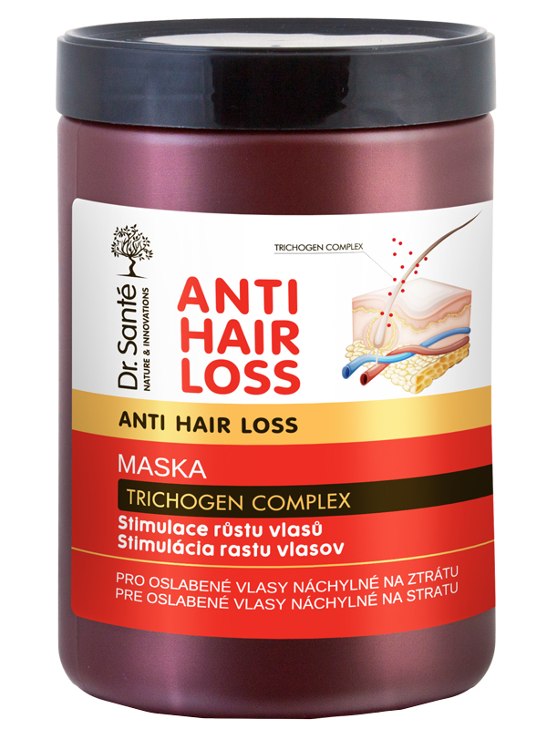 E-shop Maska pre podporu rastu vlasov Dr. Santé Anti Hair Loss - 1000 ml + darček zadarmo