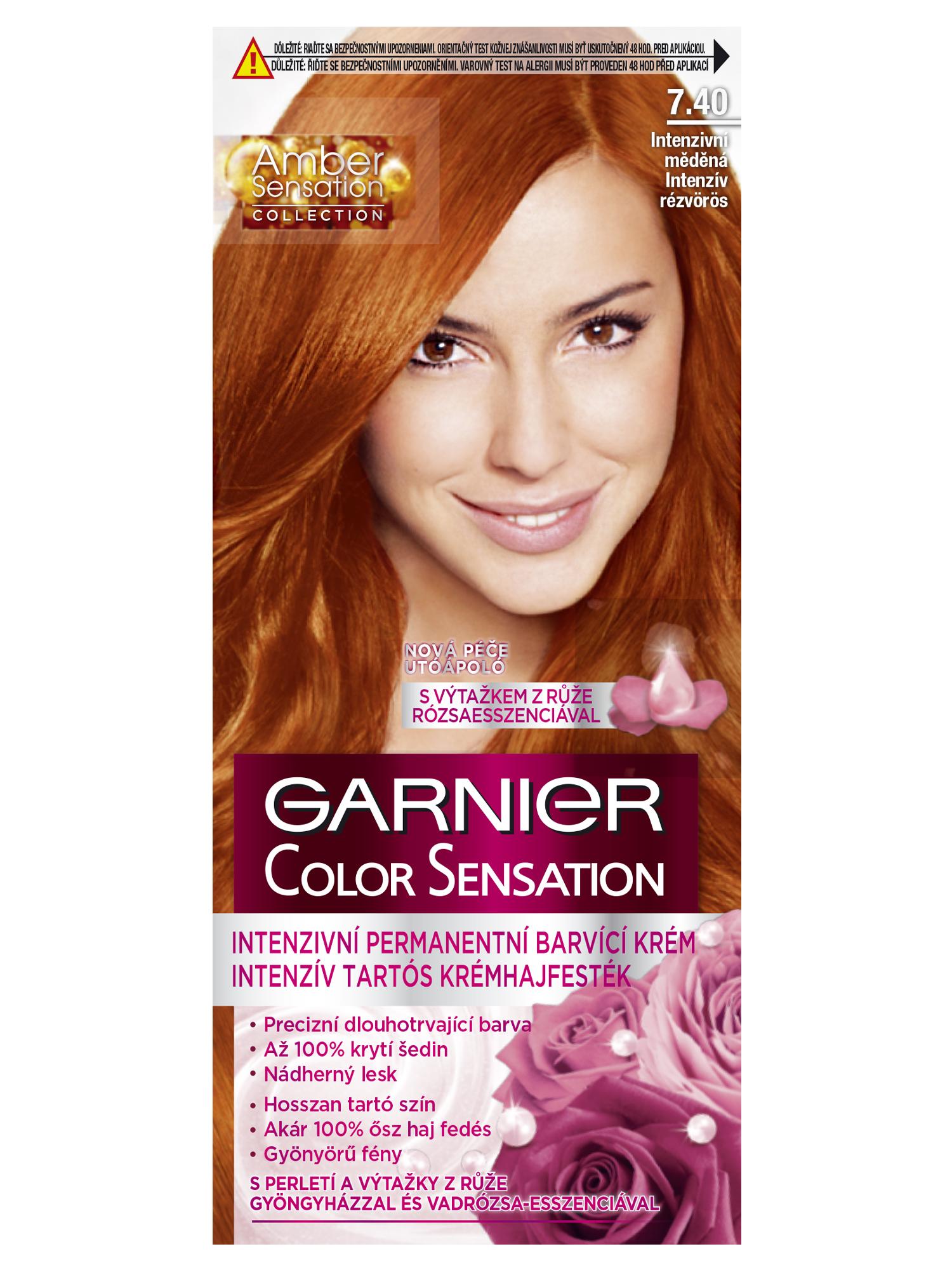 E-shop Permanentná farba Garnier Color Sensation 7.40 intenzívna medená + darček zadarmo