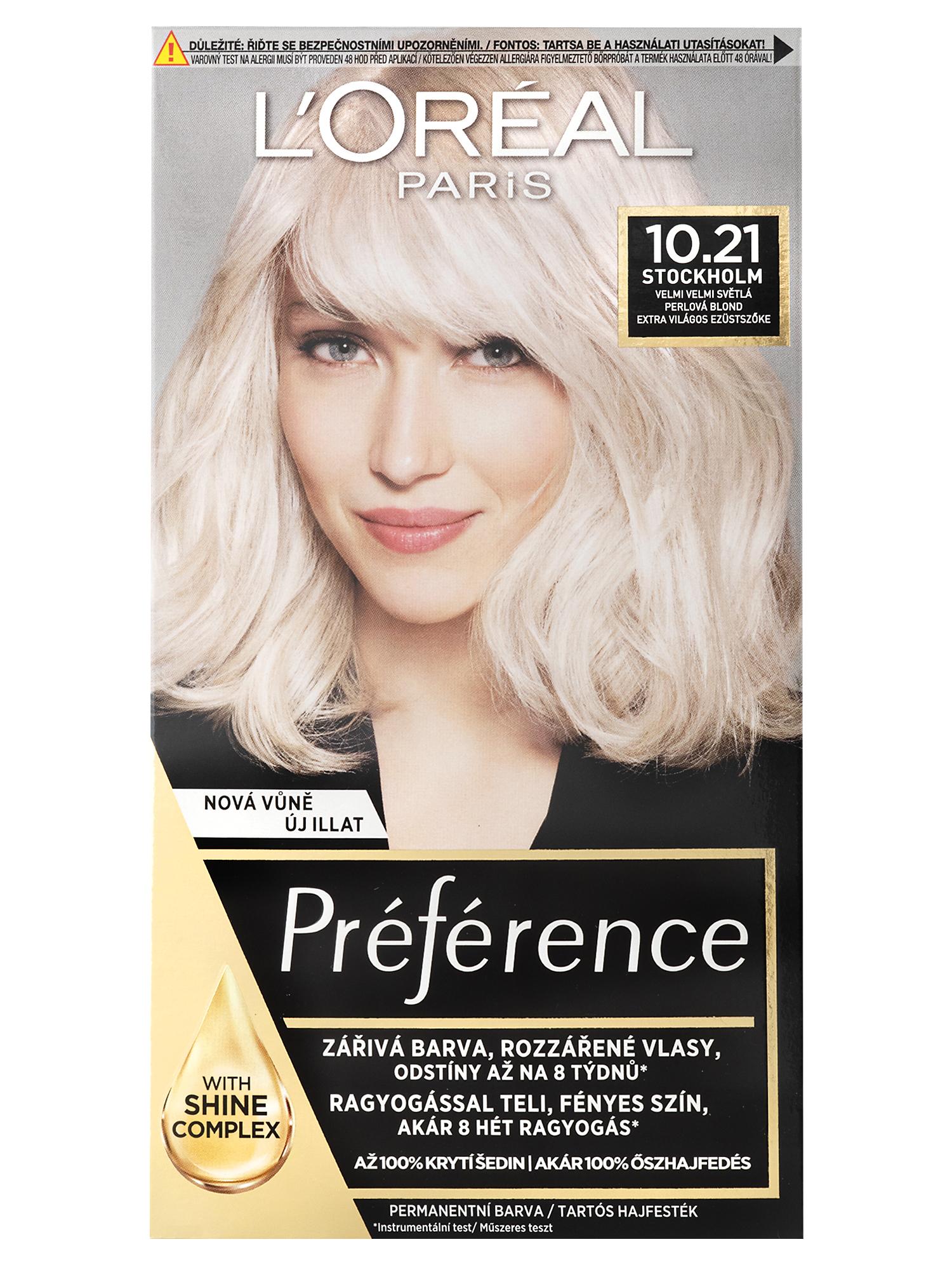 E-shop Permanentná farba Loréal Préférence 10.21 veľmi veľmi svetlá perlová blond - L’Oréal Paris + darček zadarmo