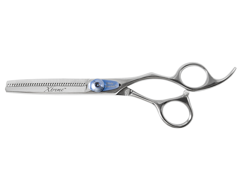 E-shop Efilačné nožnice Olivia Garden Xtreme Thinner EUR 6,35 "- strieborné (XT635) + darček zadarmo