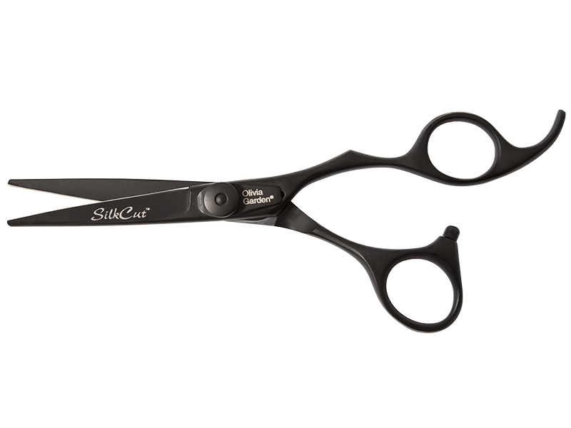 E-shop Kadernícke nožnice Olivia Garden SilkCut Shear 5,75" Matt Black Edition - matne čierne (5.75BL) + darček zadarmo