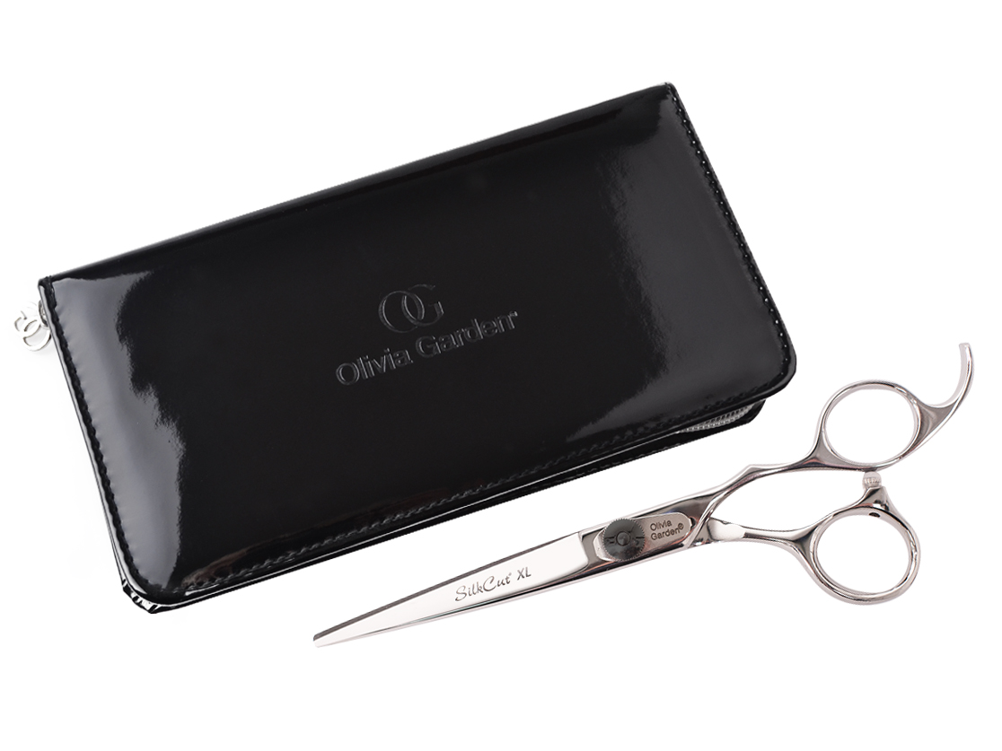 E-shop Kadernícke nožnice Olivia Garden SilkCut Shear XL 6" - strieborné (XL6.0) + darček zadarmo