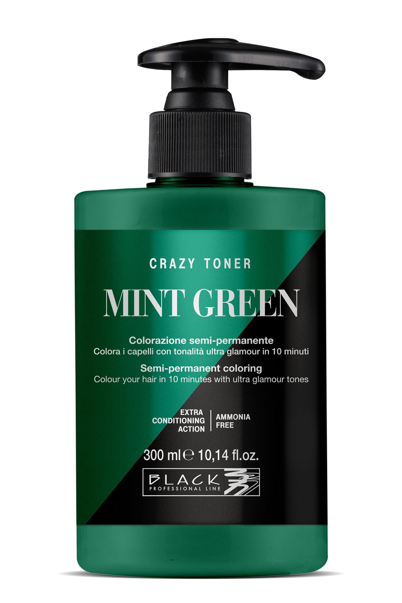 E-shop Farebný toner na vlasy Black Professional Crazy Toner - Mint Green (zelený) (154010) + darček zadarmo