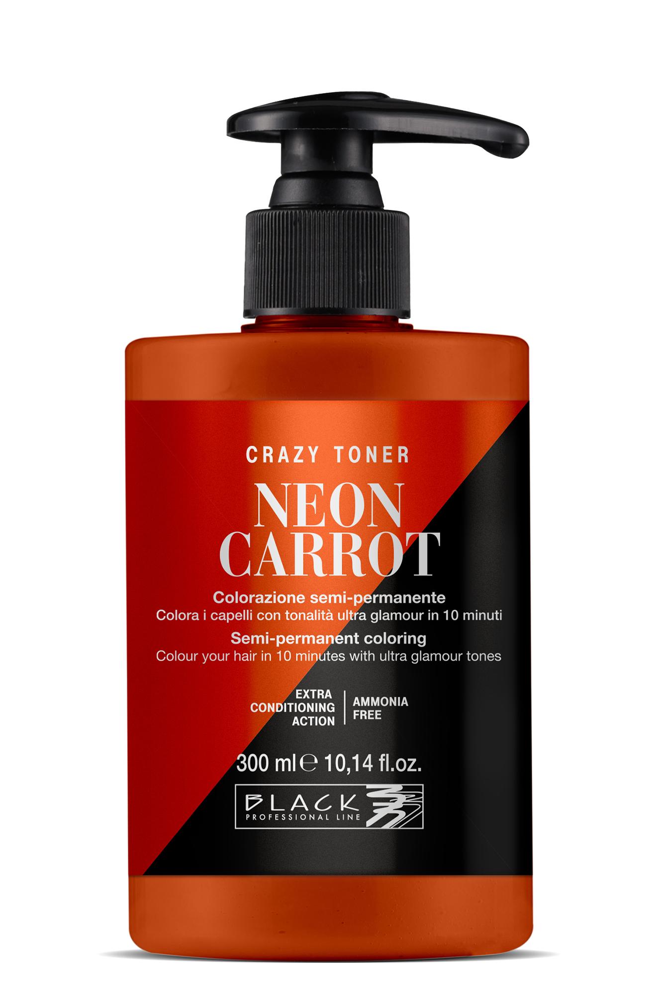 E-shop Farebný toner na vlasy Black Professional Crazy Toner - Neon Carrot (oranžový) (154013) + darček zadarmo