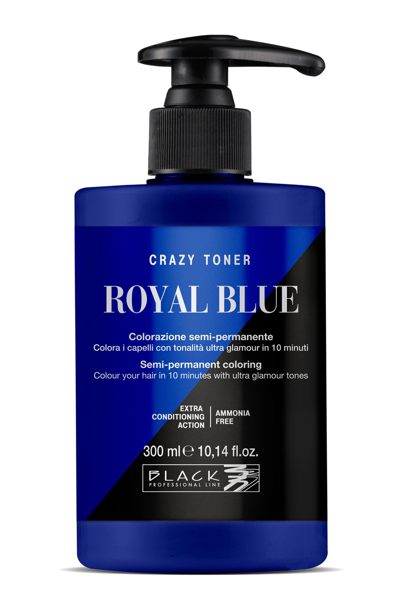 E-shop Farebný toner na vlasy Black Professional Crazy Toner - Royal Blue (modrý) (154016) + darček zadarmo