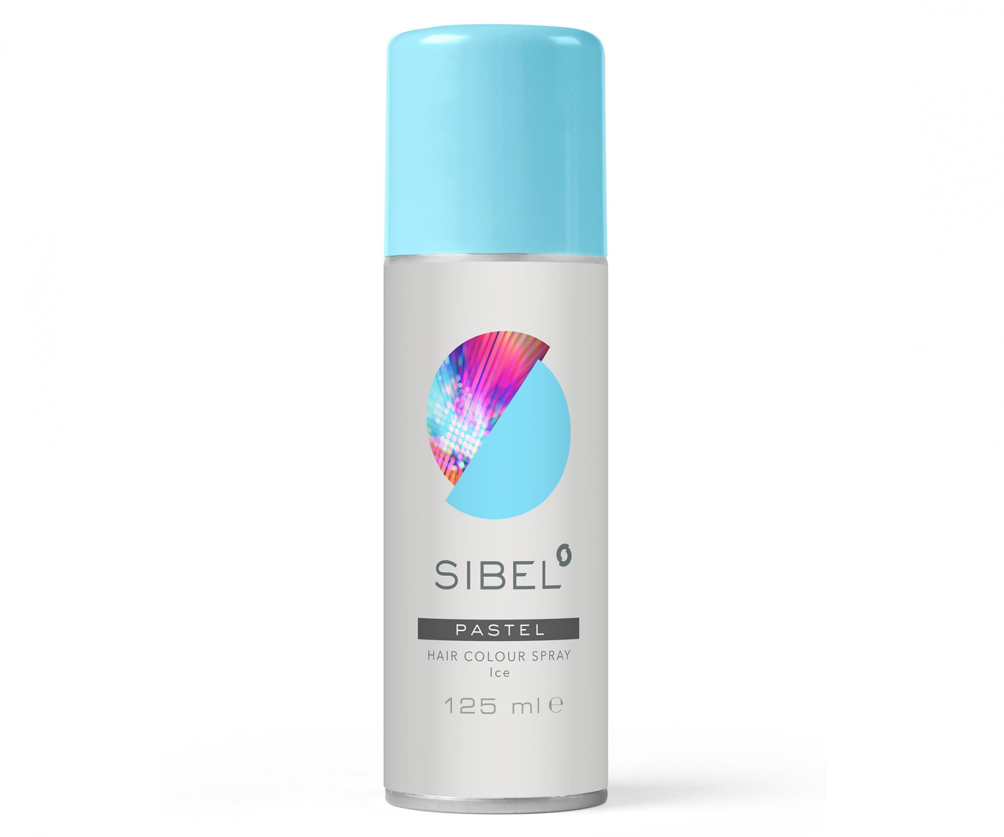 E-shop Farebný sprej na vlasy Sibel Hair Colour Pastel - pastelovo modrá - 125 ml (023000019) + darček zadarmo