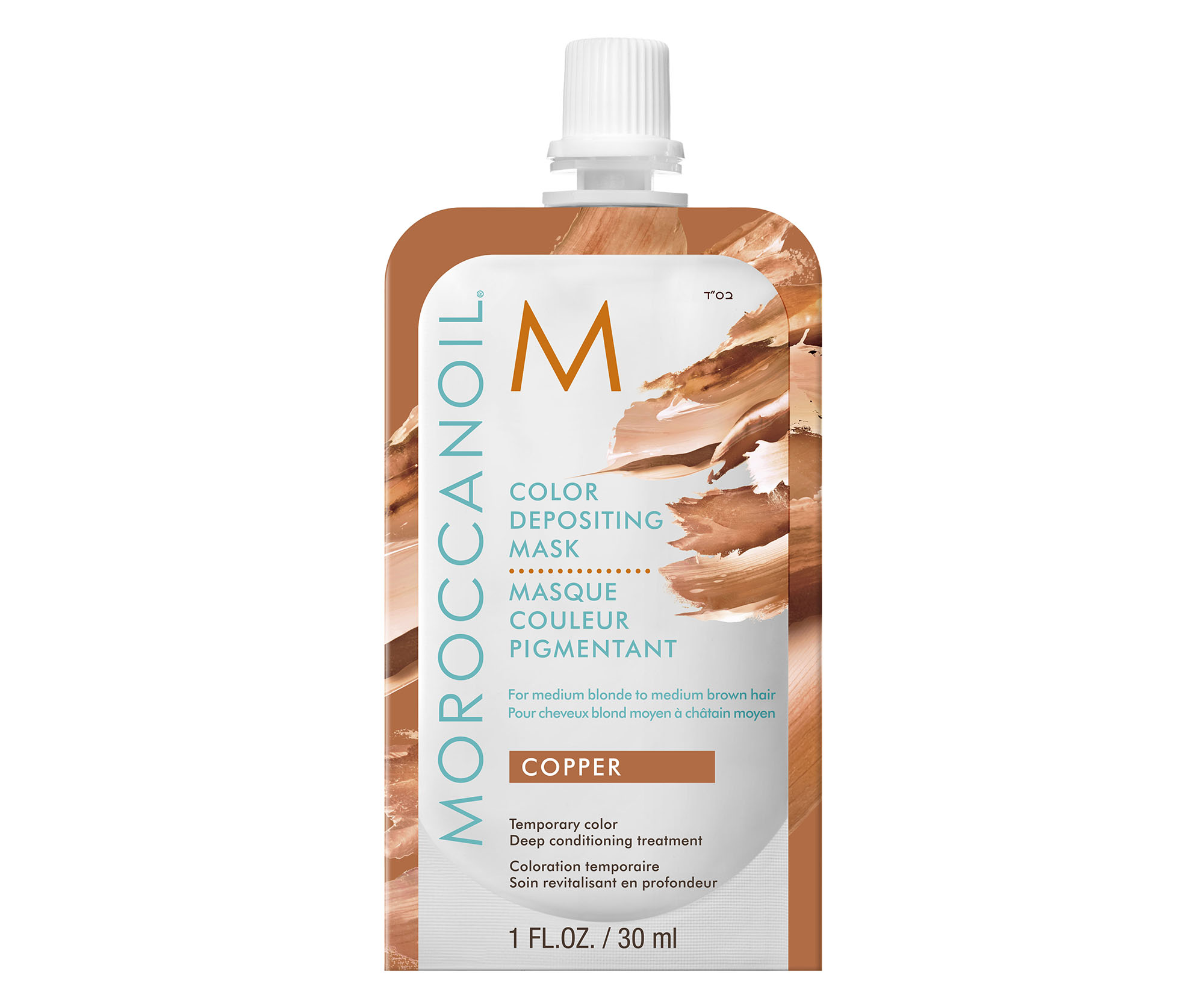 E-shop Tónujúca maska na vlasy Moroccanoil Color Depositing - Copper, 30 ml + darček zadarmo