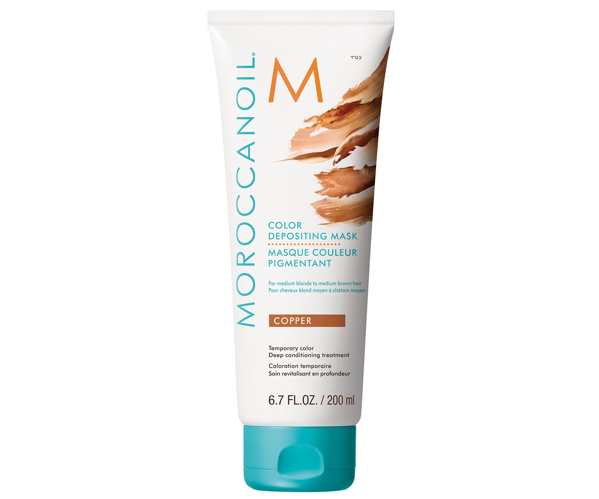 E-shop Tónujúca maska na vlasy Moroccanoil Color Depositing - Copper, 200 ml + darček zadarmo