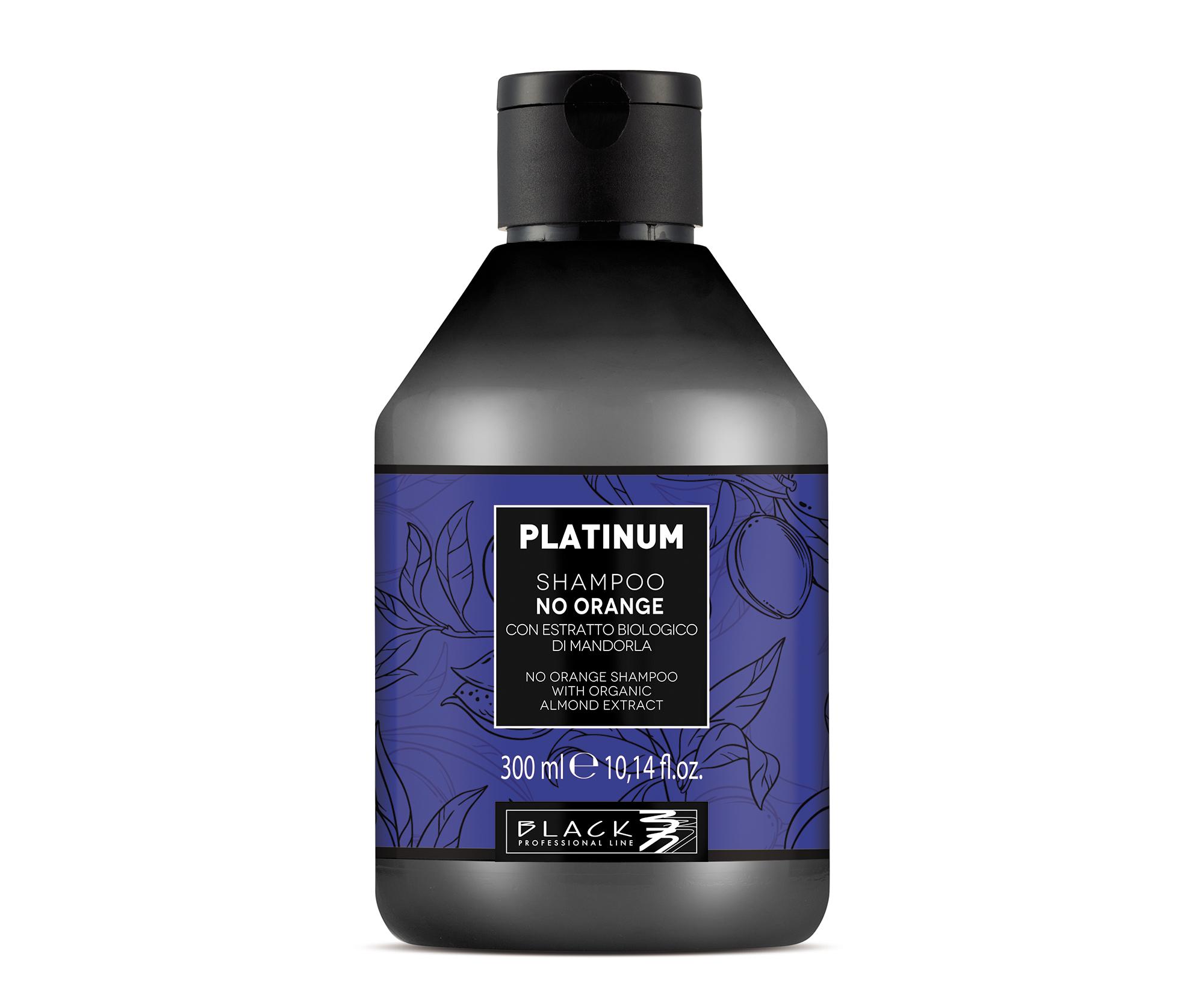 E-shop Neutralizačný šampón pre tmavé vlasy Black Platinum No Orange - 300 ml (250035) + darček zadarmo