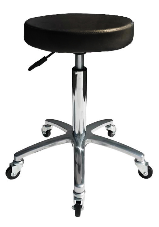 E-shop Taburet na kolieskach Hairway Comfort, čierny (51885-YD29) + darček zadarmo