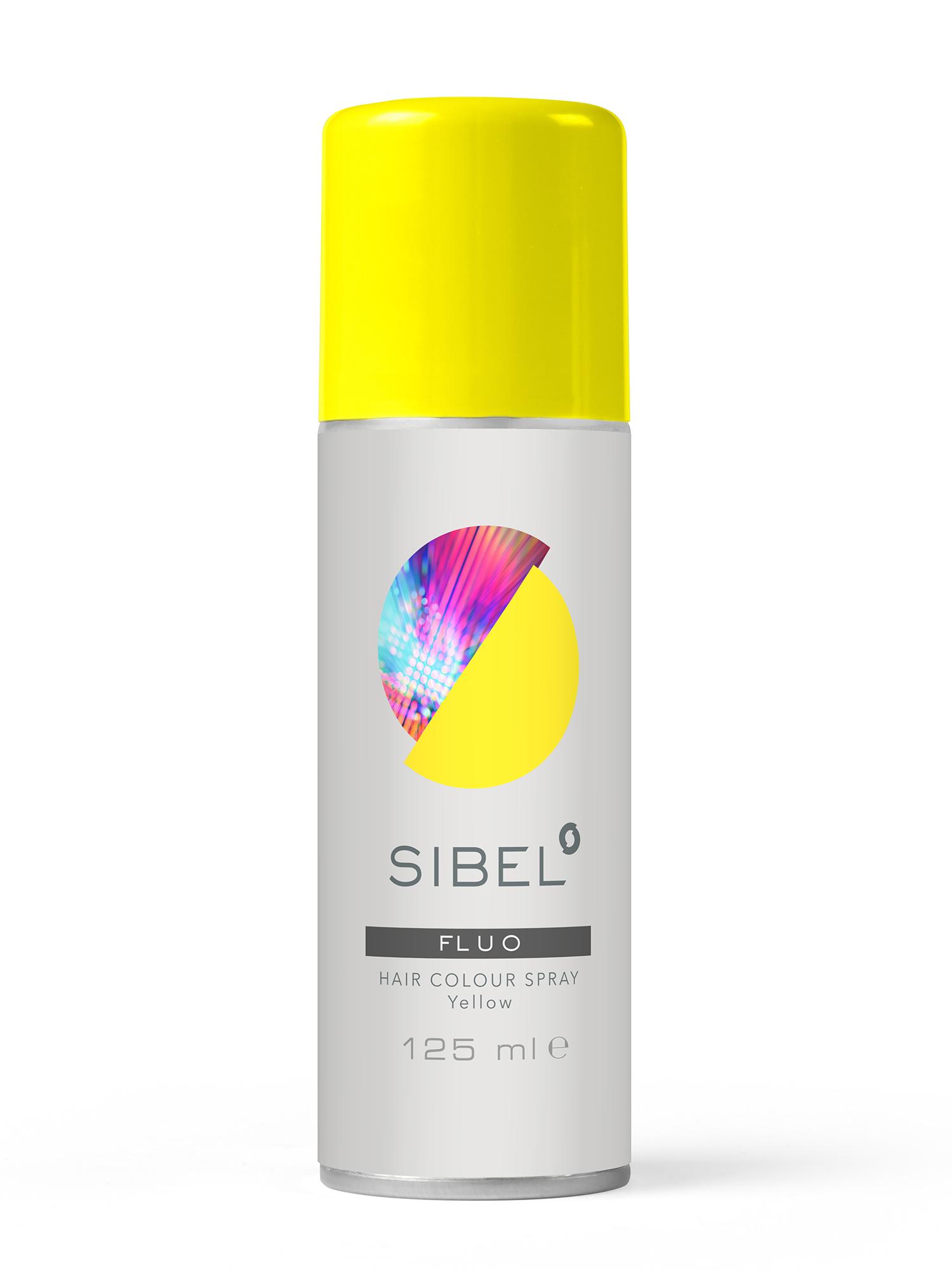 E-shop Farebný sprej na vlasy Sibel Hair Colour - žltá neón (0230000-20) + darček zadarmo