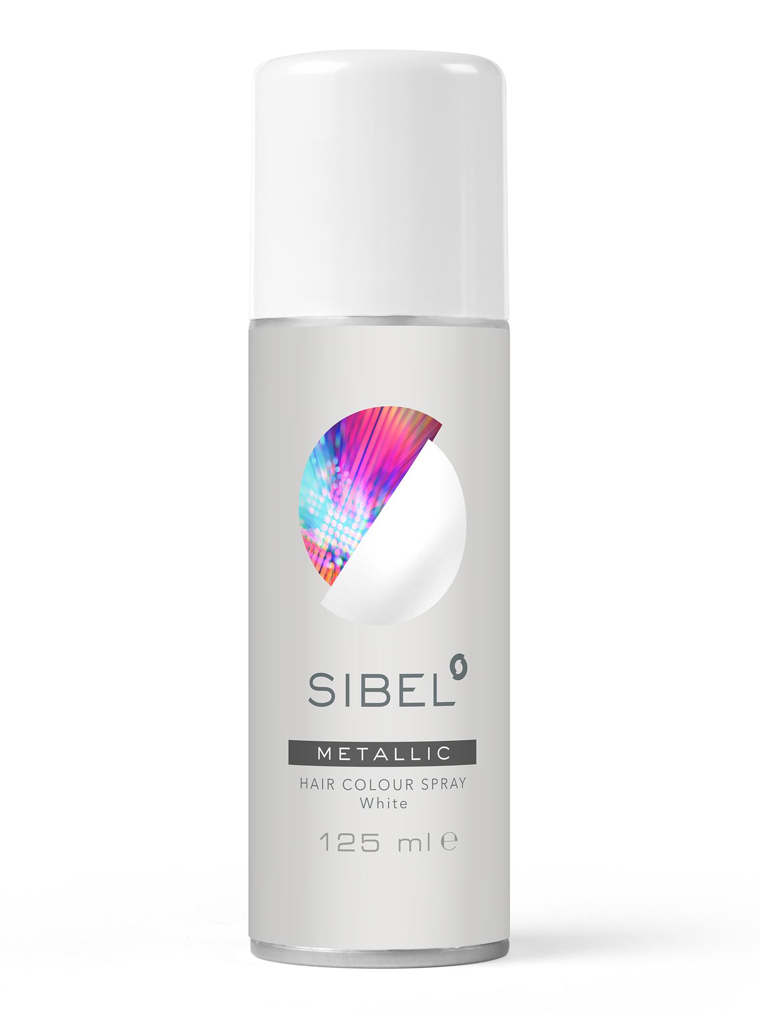 E-shop Farebný sprej na vlasy Sibel Hair Colour - biela (0230000-01) + darček zadarmo