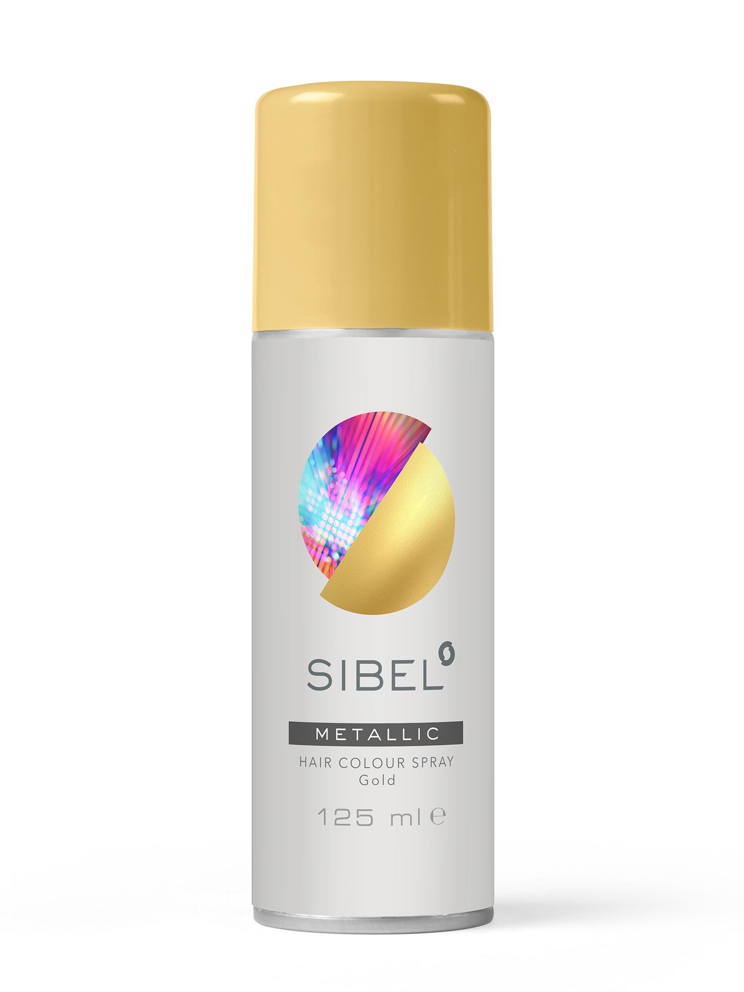 E-shop Farebný sprej na vlasy Sibel Hair Colour - zlatá (0230000-33) + darček zadarmo