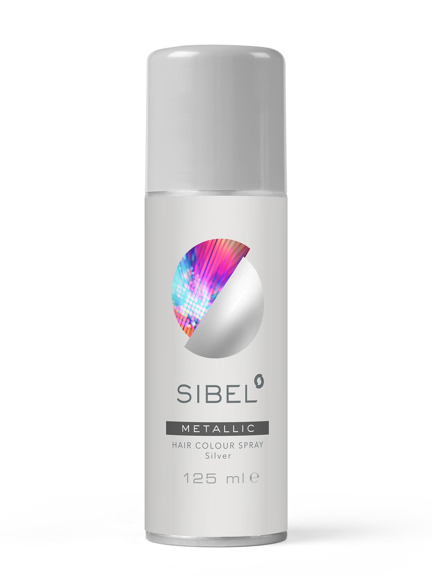 E-shop Farebný sprej na vlasy Sibel Hair Colour - strieborná (023000032) + darček zadarmo