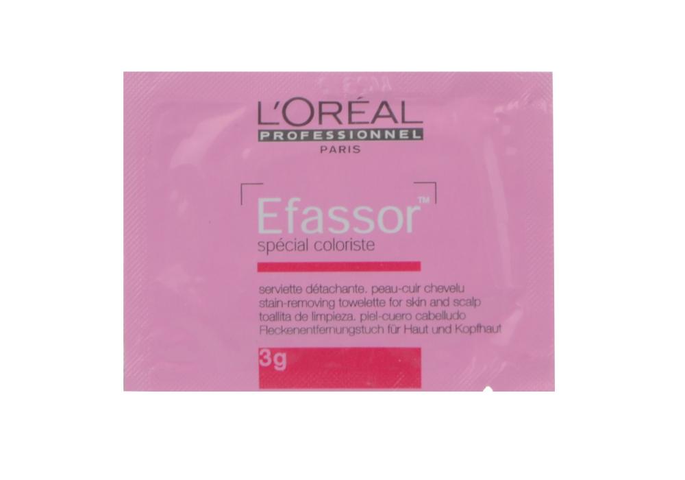 Obrúsky pre odstránenie farby z pokožky a odevov Loréal Efassor - 1 ks - L’Oréal Professionnel