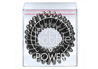 E-shop Špirálová gumička do vlasov Invisibobble Power True black - čierna (203891)