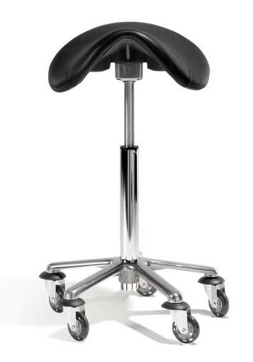 E-shop Taburet na kolieskach Sibel Saddle L/XL - čierny (0200303) + darček zadarmo