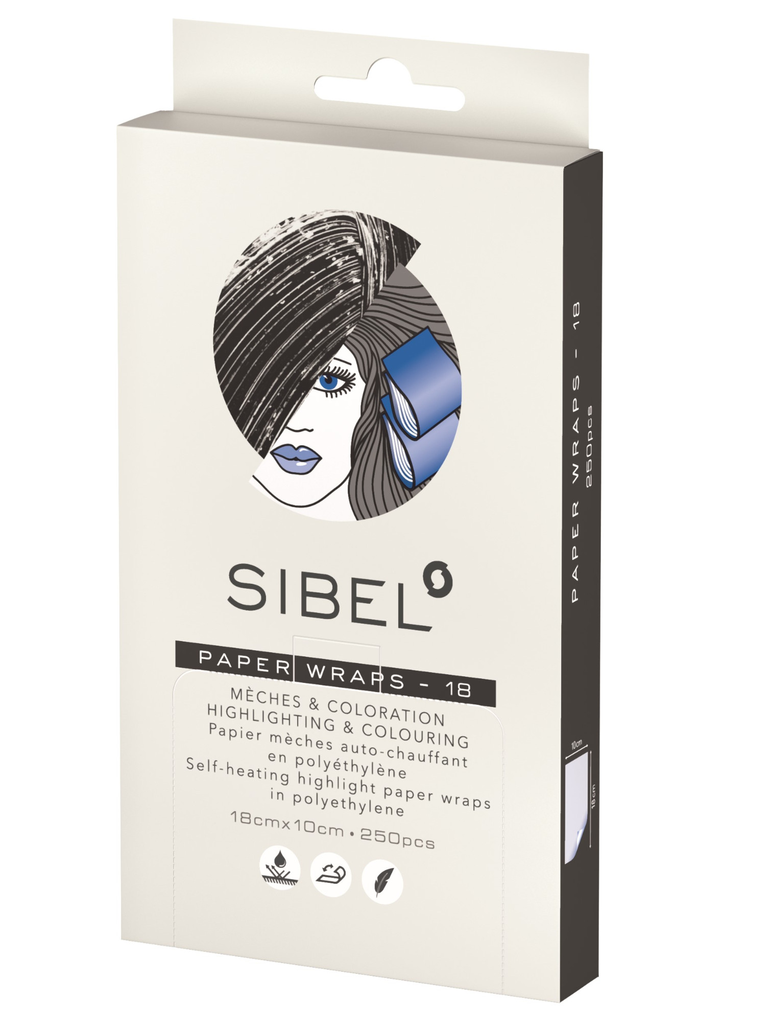 E-shop Papieriky na melír Sibel High-Light 10 x 18 cm - 250 ks (4332031) + darček zadarmo