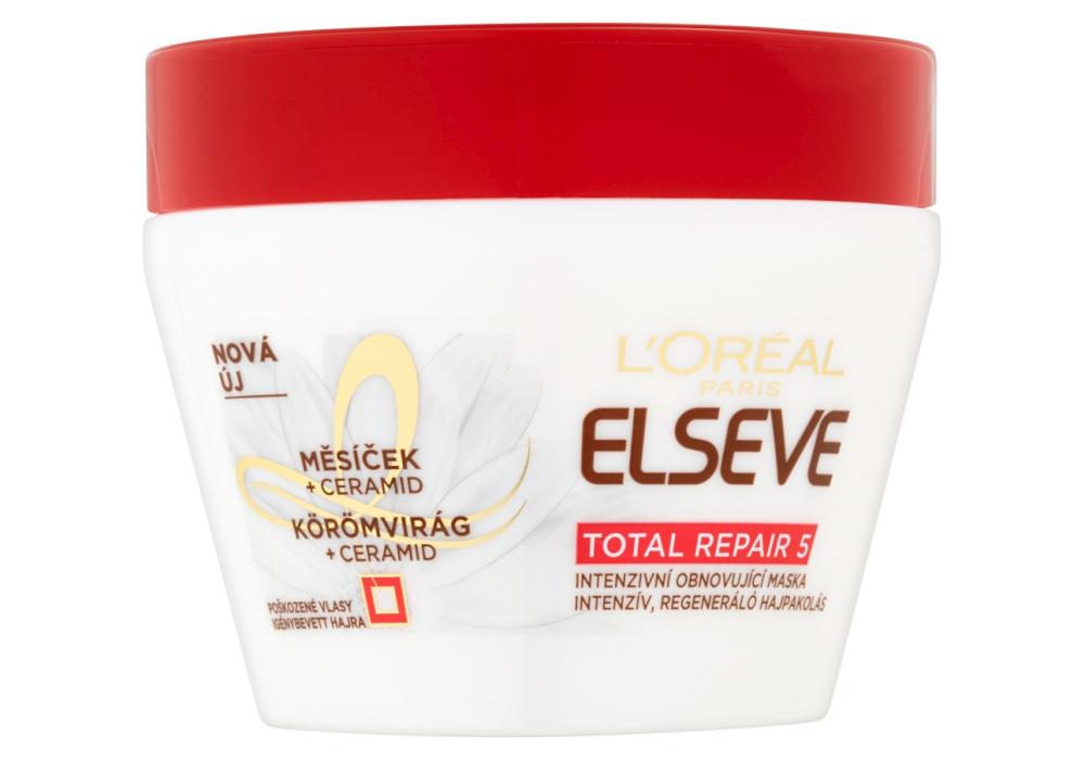E-shop Maska pre poškodené vlasy Loréal Elseve Total Repair 5 - 300 ml - L’Oréal Paris + darček zadarmo