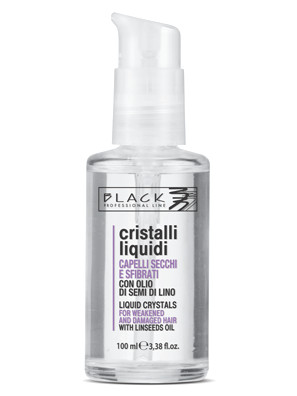 E-shop Tekuté kryštály pre matné vlasy bez lesku Black Cristalli liquid - 100 ml (01017) + darček zadarmo