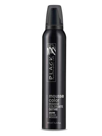 E-shop Farebné penové tužidlo Black Mousse Color - 200 ml, hnedá (03209) + darček zadarmo